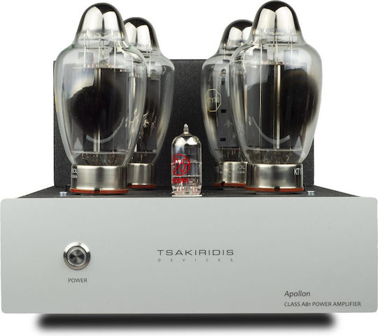 Tsakiridis Devices Apollon Ultima Λαμπάτος Τελικός Ενισχυτής Hi-Fi Mono 150W/8Ω Ασημί