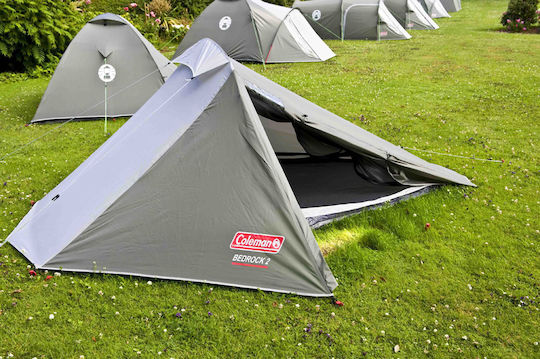 Coleman Bedrock 2 Σκηνή Camping Ορειβασίας Χακί με Διπλό Πανί 4 Εποχών για 2 Άτομα Αδιάβροχη 3000mm 260x130x90εκ.