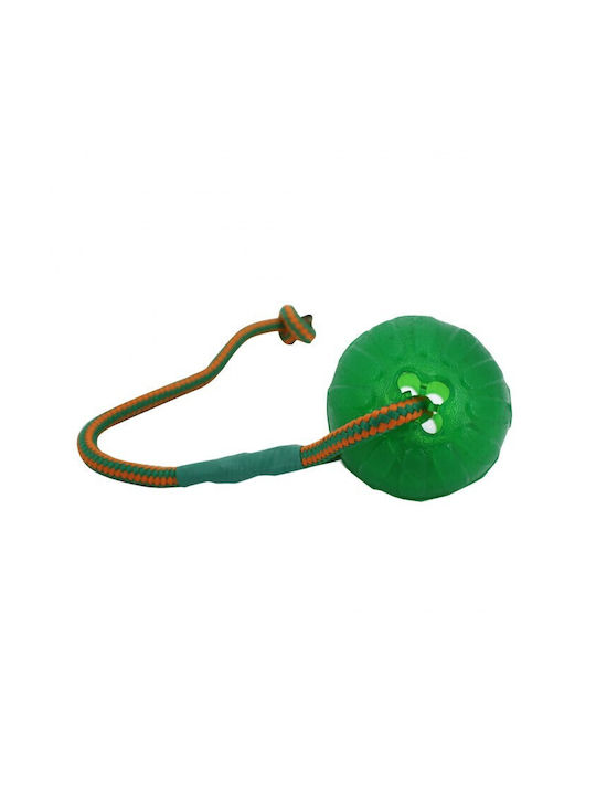 Starmark Dog Play Ball Chewing Rubber Green