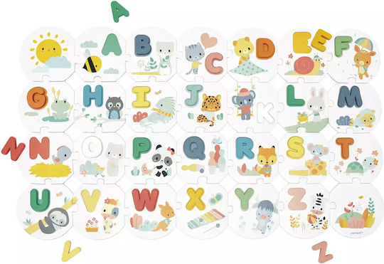 Lemnos Puzzle pentru Copii pentru 2+ Ani 28buc Janod