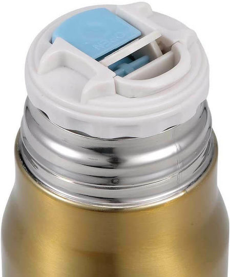 Giftland Glass Thermos Stainless Steel 500ml Gold