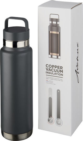 Pf Concept Μπουκάλι Θερμός Ανοξείδωτο 600ml Γκρι