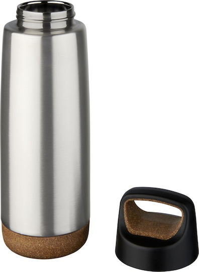 Pf Concept Μπουκάλι Θερμός Ανοξείδωτο 600ml Ασημί