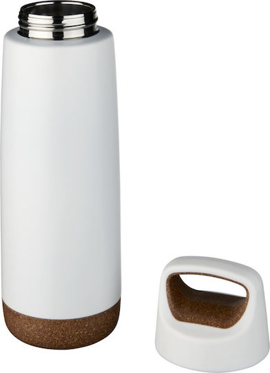 Pf Concept Μπουκάλι Θερμός Ανοξείδωτο 600ml Λευκό