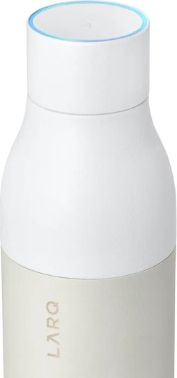 LARQ PureVis Bottle Thermos Stainless Steel 740ml White