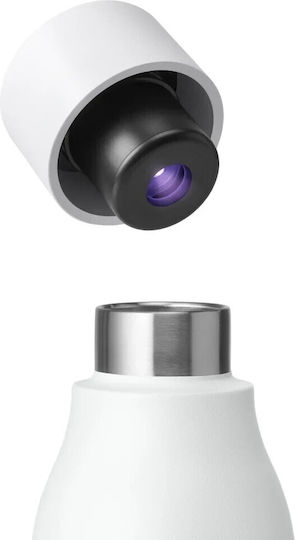 LARQ PureVis Bottle Thermos Stainless Steel 740ml White