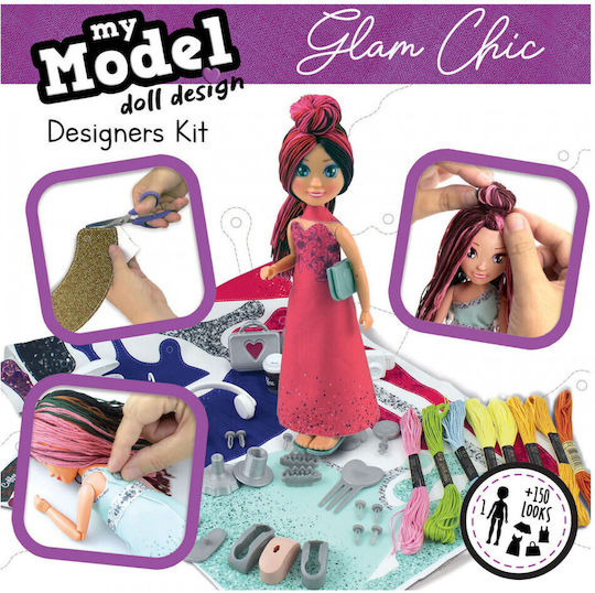 Educa Children's Craft Design Your Doll Glam Chic for Children 6+ years old Years