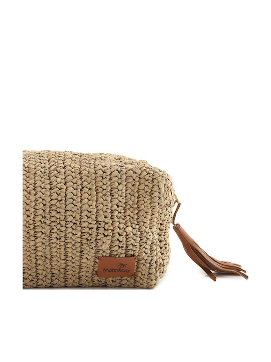Straw Women's Bag Shoulder Beige