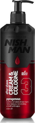 NISHMAN After Shave Cream Cologne Pyrogenous 400ml