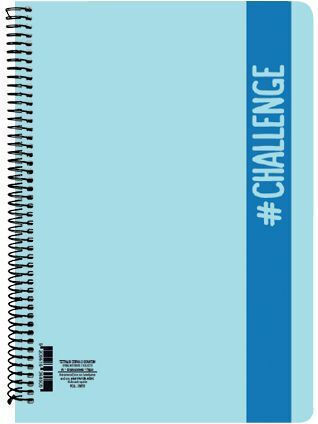 AG Trees Notebook Geregelt A4 90 Sheets 3 Subjects Challenge Rosa 1Stück