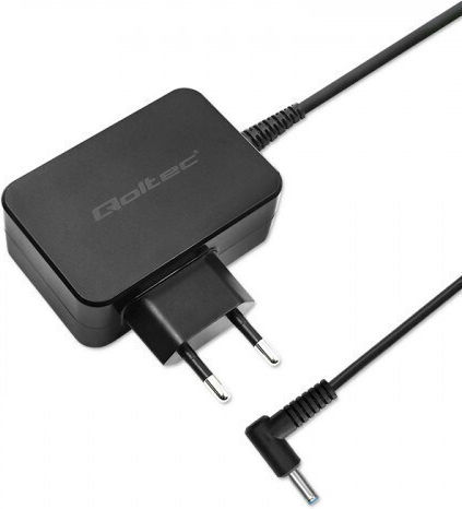 Qoltec Laptop Charger 45W 19.5V 2.31A for HP with Detachable Power Cord