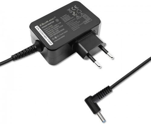 Qoltec Laptop Charger 45W 19.5V 2.31A for HP with Detachable Power Cord