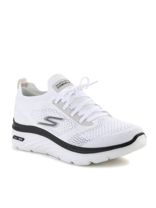 Skechers Go Walk Hyper Ανδρικά Sneakers Λευκά
