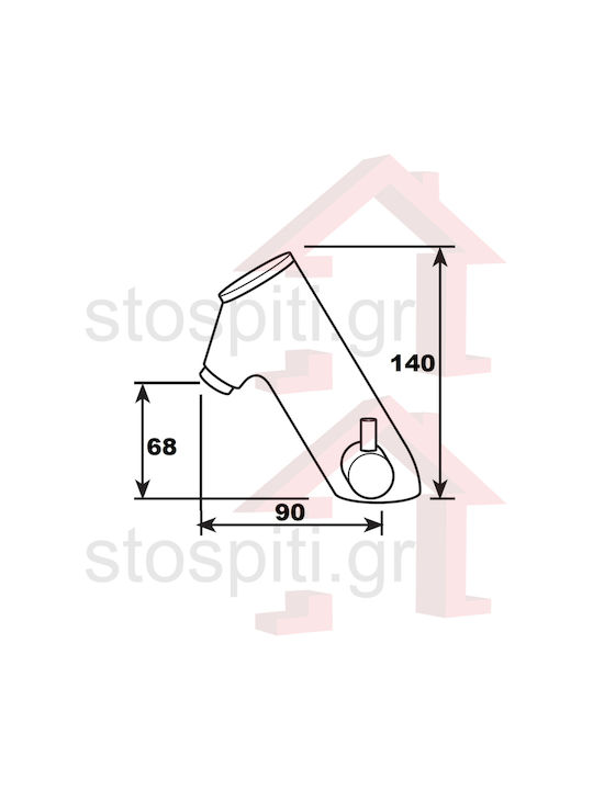 River Mixing Sink Faucet with Photocell Sensor Black
