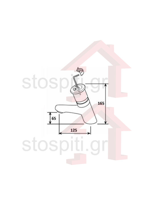 River Mixing Time Flow Sink Faucet Silver