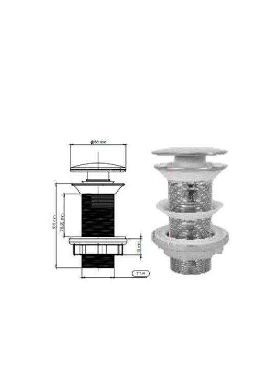 Forte Mixing Tall Sink Faucet White