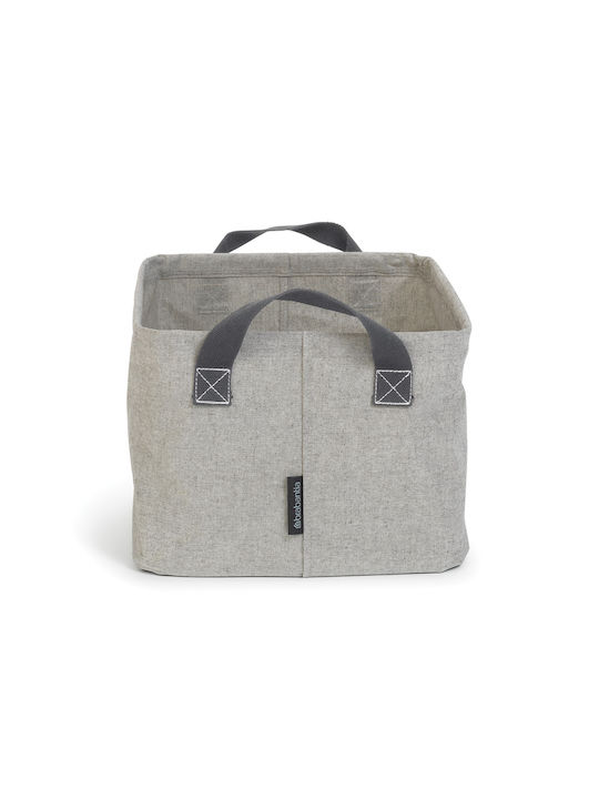 Brabantia Box Καλάθι Απλύτων Υφασμάτινο 35lt 26x37x44cm Γκρι