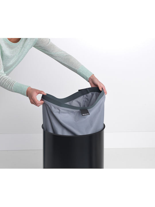 Brabantia Box Καλάθι Απλύτων Υφασμάτινο Πτυσσόμενο Γκρι