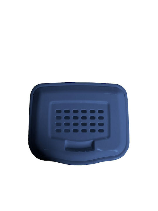 Laundry Basket Plastic with Cap 43x36x55cm