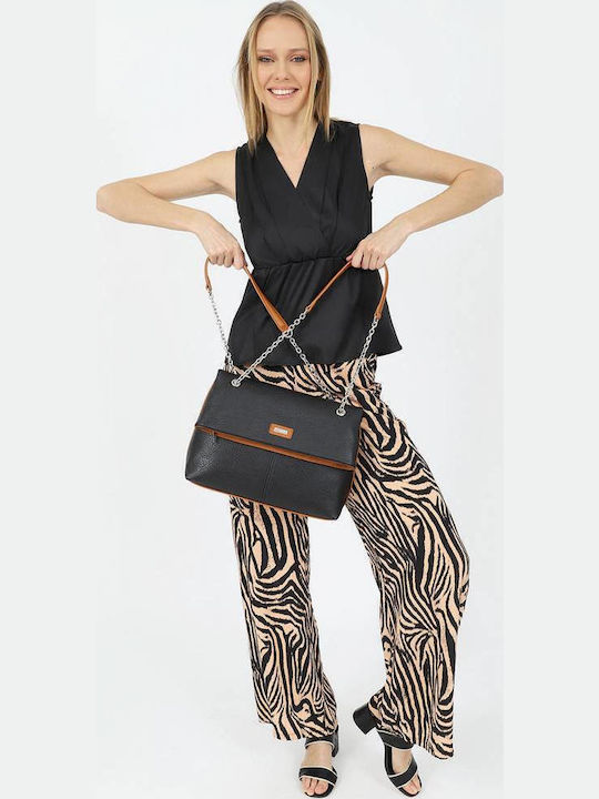 Women's Summer Blouse Sleeveless Black