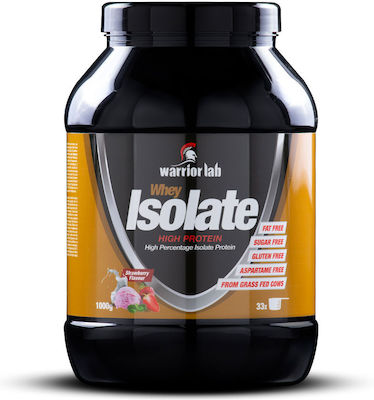 Warrior Lab Whey Isolate Whey Protein Gluten Free with Flavor Strawberry 1kg