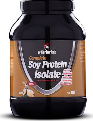 Warrior Lab Soy Protein Isolate Fără Gluten & Lactoză cu Aromă de Vanilie 1kg