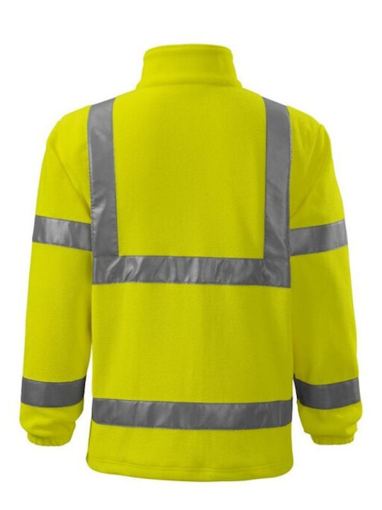 Rimeck Work Fleece Jacket Reflective Yellow