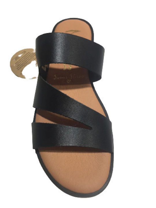 Marila Footwear Anatomic Leather Women's Sandals Black