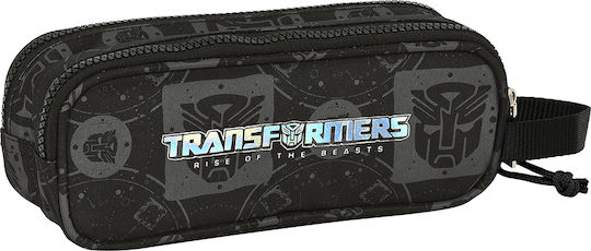Safta Transformers Pencil Case with 2 Compartments Multicolored