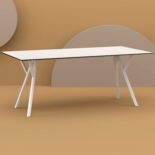Tisch Stabil Max Weiß 180x90x74cm