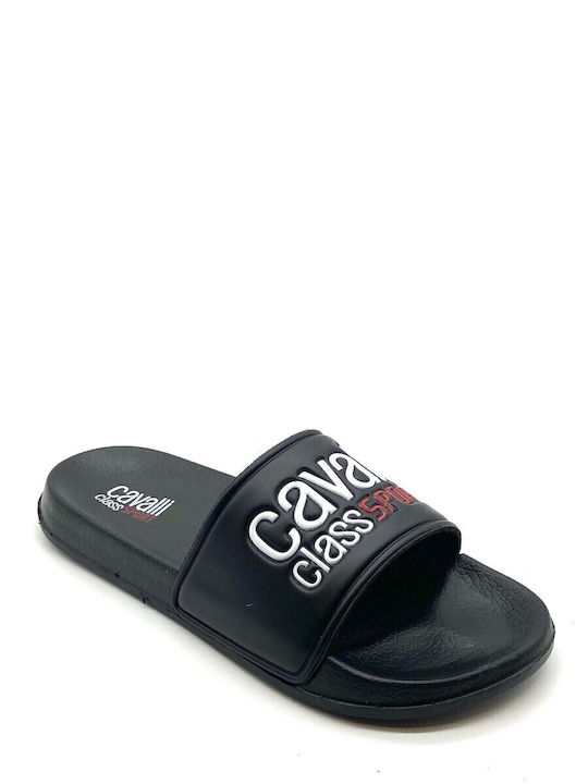 Roberto Cavalli Slides Black