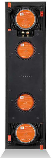 JBL Studio 6 Theater Εντοιχιζόμενο Ηχείο 100W (Τεμάχιο) Μαύρο