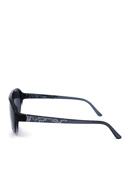 Guess Guess Women's Sunglasses with Black Horn-Rimmed Frame and Grey Lenses