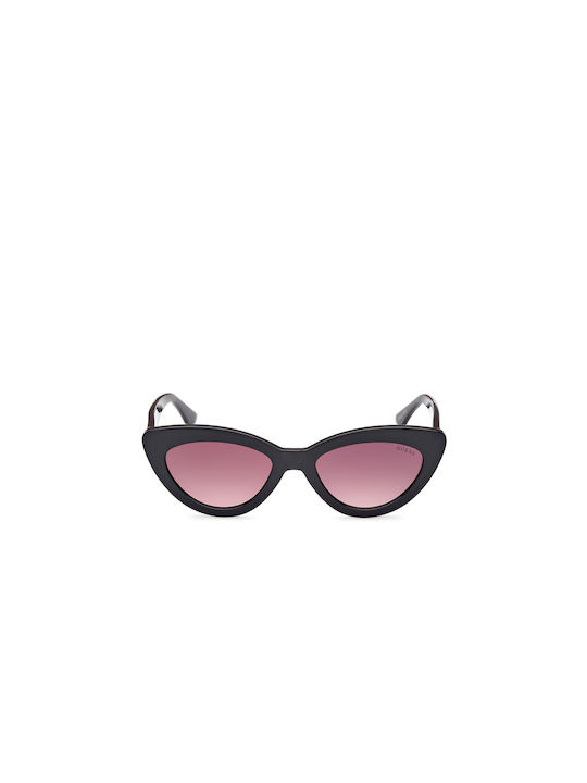 Guess Women's Sunglasses with Black Plastic Frame and Pink Gradient Lens GU7905 01T