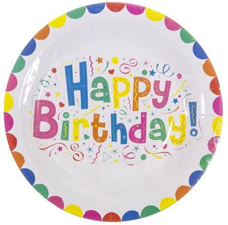 MARE 23cm Farfurie pentru Party 10buc