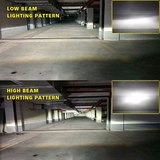 Nighteye Λάμπες Αυτοκινήτου H4 / S2 LED 6500K Ψυχρό Λευκό 24V 72W 2τμχ