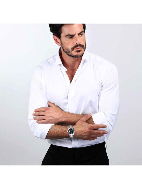 Philip Watch Ρολόι Μπαταρίας με Μεταλλικό Μπρασελέ Philip Watch Ρολόι Μπαταρίας με Μεταλλικό Μπρασελέ