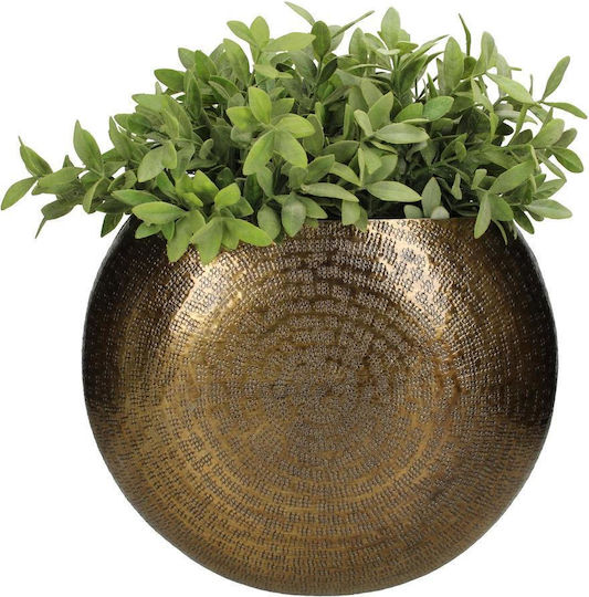 ArteLibre Ghiveci Metalic Bronz 12x34x28εκ.