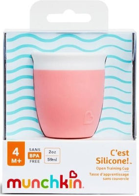 Munchkin Cănuțe pentru Copii și Bebeluși din Silicon Roz 1buc 59ml pentru m+