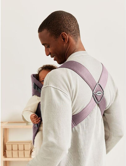BabyBjorn Classic Carrier Mini Cotton Dark Purple with Maximum Weight 11kg