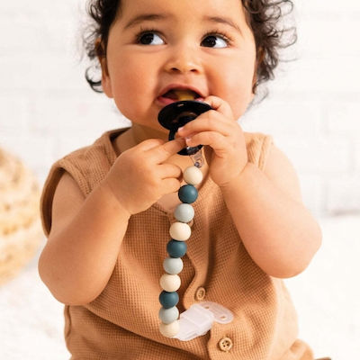 Nattou Chain Pacifier with Beads made of Silicone Mint 879293