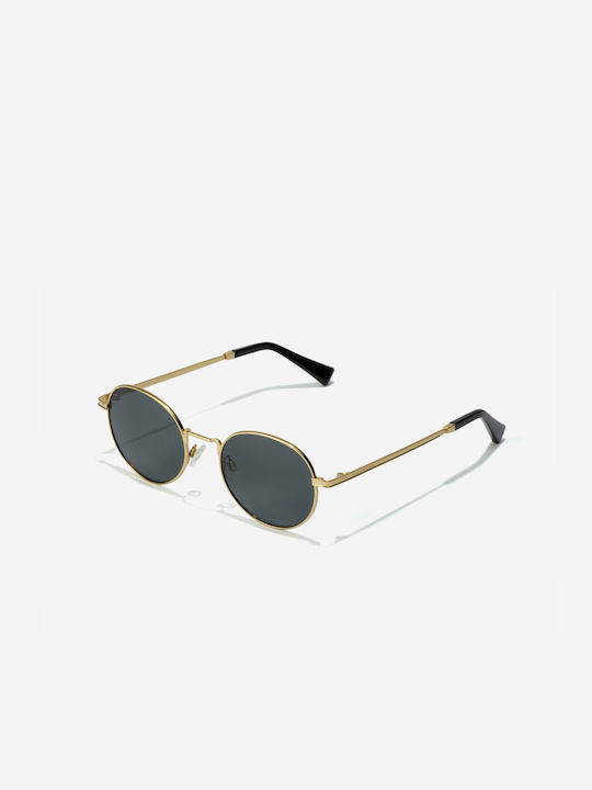 Hawkers Moma Sonnenbrillen mit Gold Rahmen und Schwarz Polarisiert Linse HMOM22DBMP