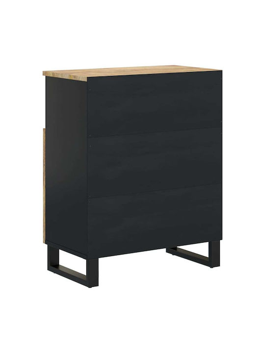 Ντουλάπι Γραφείου από Μασίφ Ξύλο Φυσικό 60x33x75cm