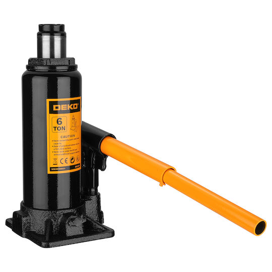 Deko Hand Operated Bottle Jack for Weight Capacity up to 6 Tons