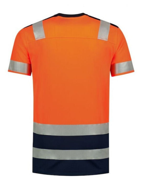 Tricorp Tricou de Lucru Portocaliu cu Benzi Reflective