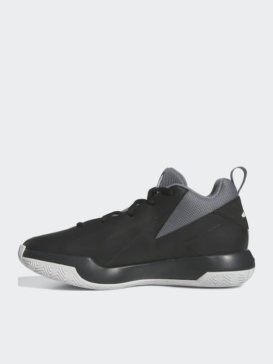Cross Em Up Kids Sports Shoes Basketball with Laces Black