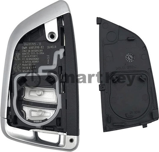 BMW Car Key Shell with Blade with 4 Buttons for Bmw