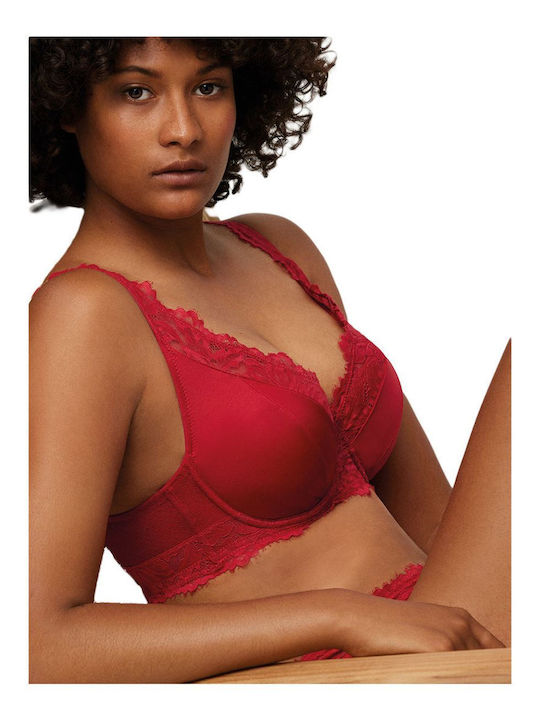 Ysabel Mora Bra with Light Padding Red