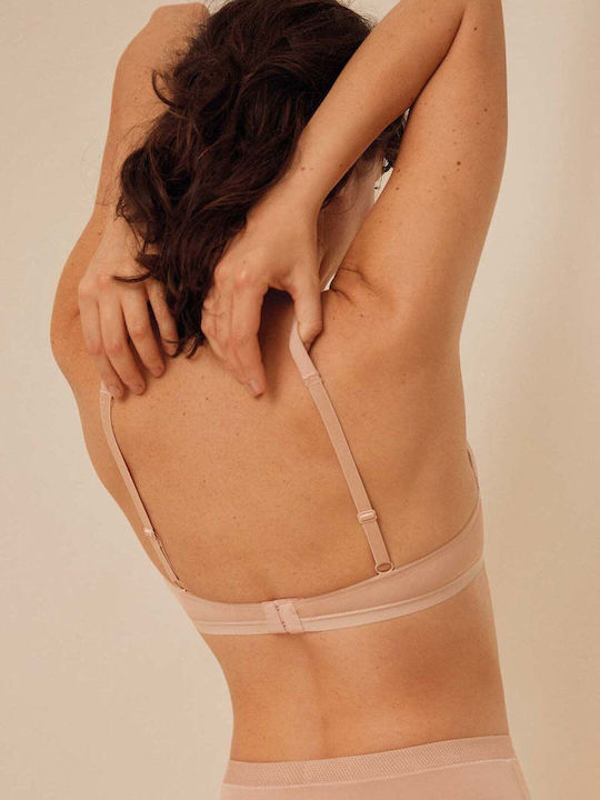 Bra with Light Padding Underwire Beige