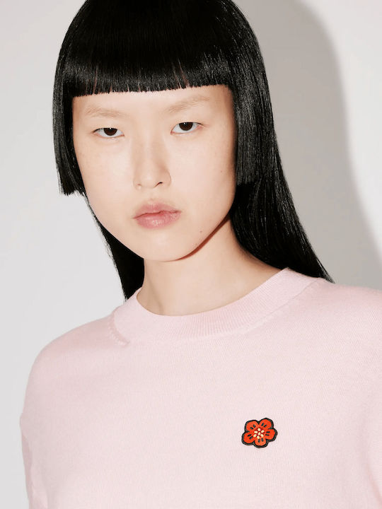 Boke Flower Crest Hanorac Dama Lung Roz